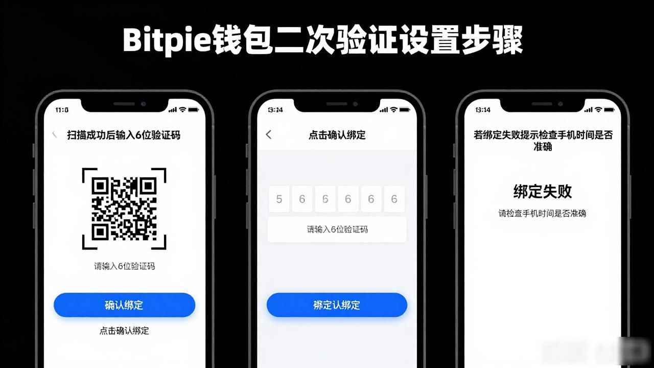 谷歌验证器二次验证绑定教程_BitPie钱包安全中心设置_如何在 BitPie 钱包中设置二次验证