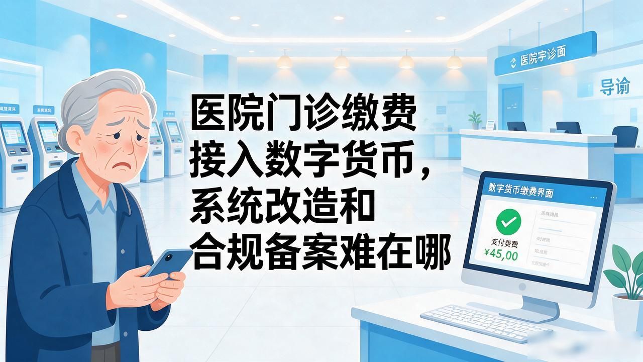 医院门诊缴费接入数字货币，系统改造和合规备案难在哪