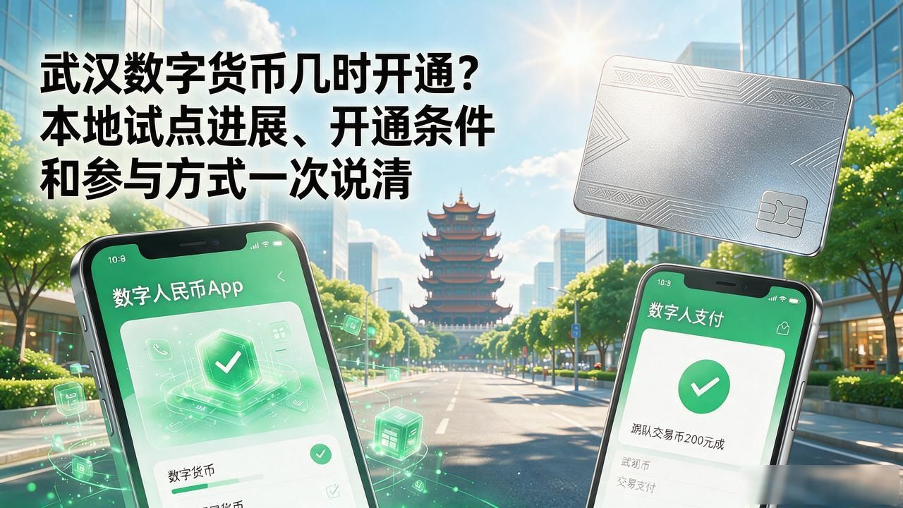 武汉数字人民币试点范围_武汉数字货币几时开通_武汉数字人民币使用场景
